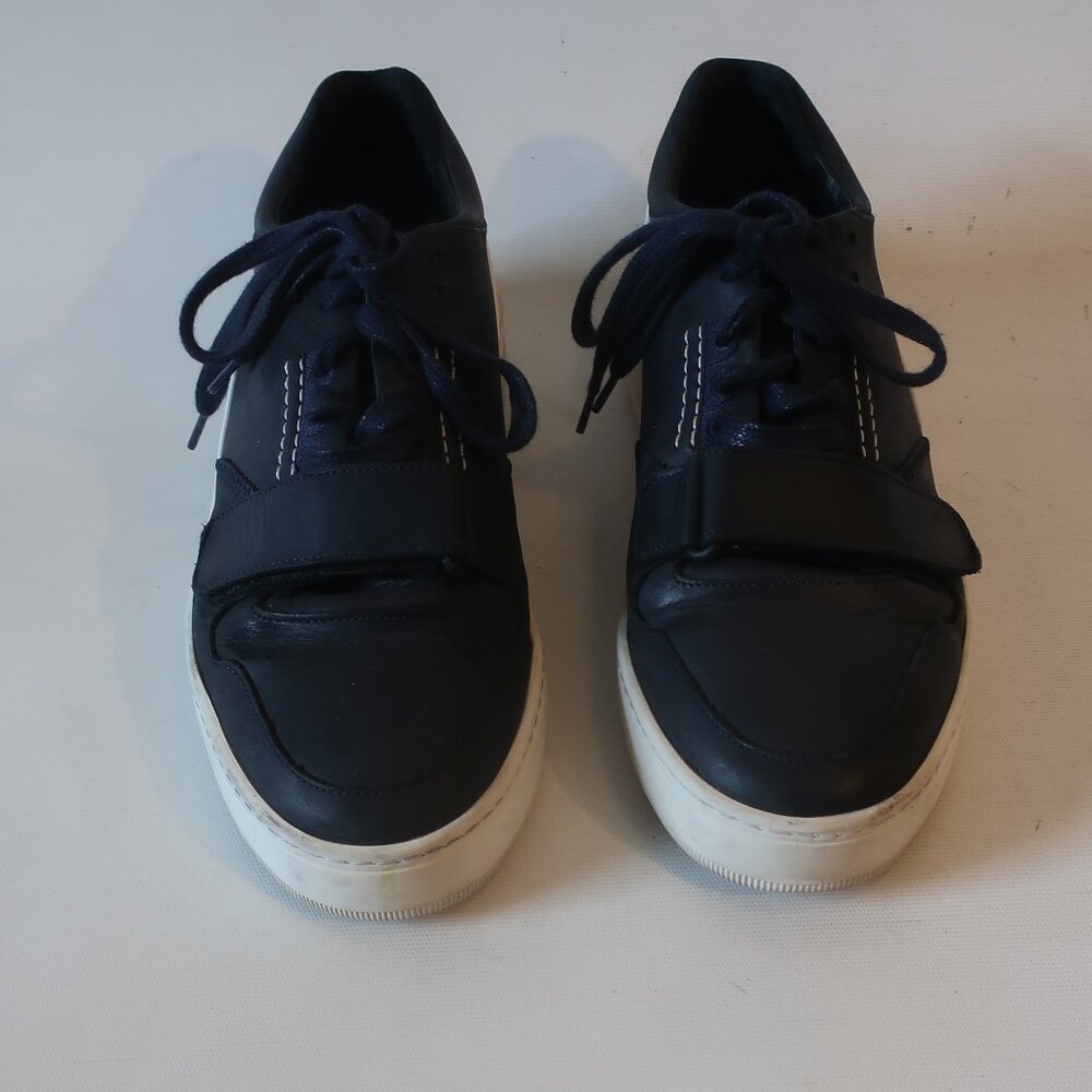 Mens 11/04/09 Dark Navy Blue Leather Padova Sneaker 42 US/9